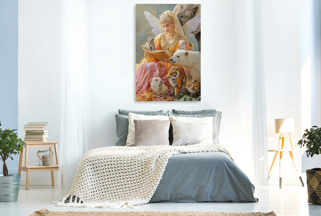 Premium Textil-Leinwand Erzähle mir eine Geschichte