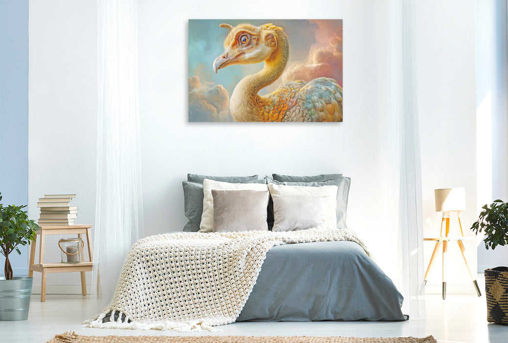 Premium Textil-Leinwand Entzückend seltsame Tierwesen