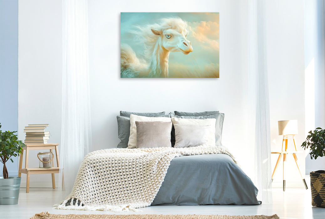Premium Textil-Leinwand Entzückend seltsame Tierwesen