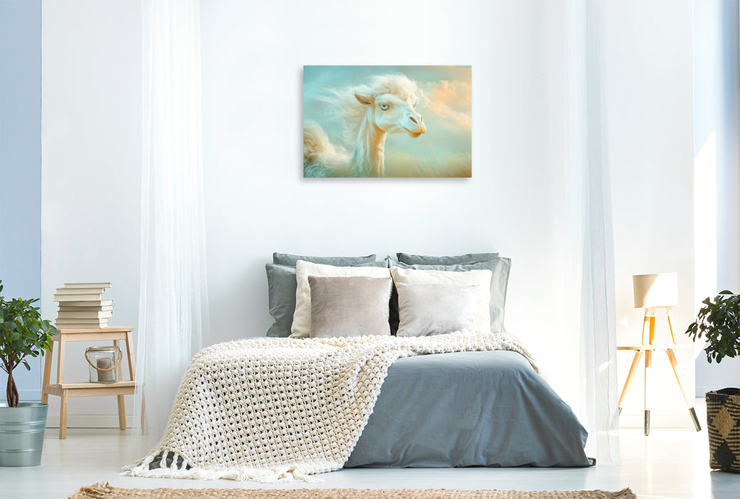 Premium Textil-Leinwand Entzückend seltsame Tierwesen