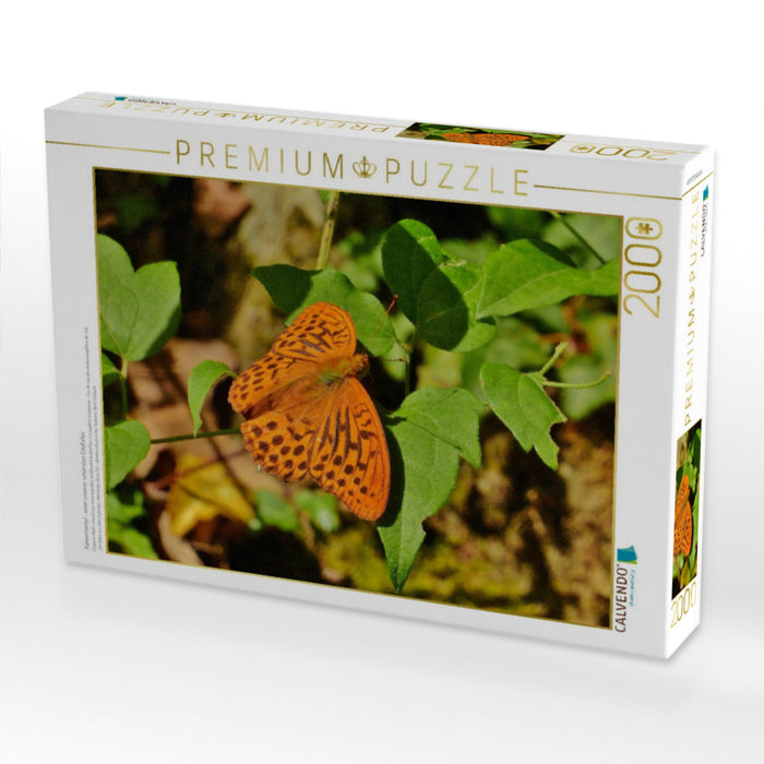 Kaisermantel - einer unserer schönsten Edelfalter - CALVENDO Foto-Puzzle'