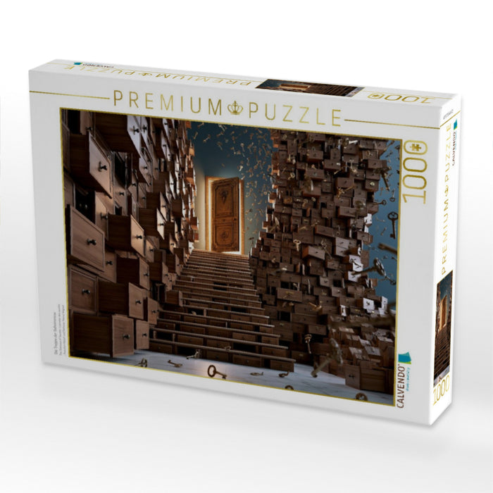 Die Treppe der Geheimnisse - CALVENDO Foto-Puzzle'