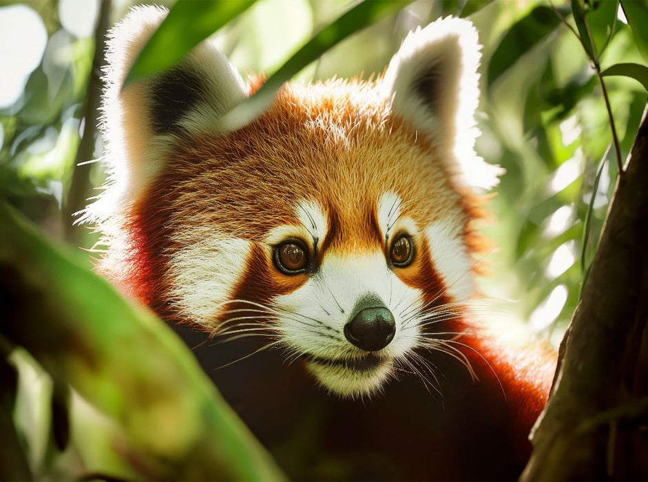 Roter Panda - Im Herzen des Bambuswaldes - CALVENDO Foto-Puzzle'