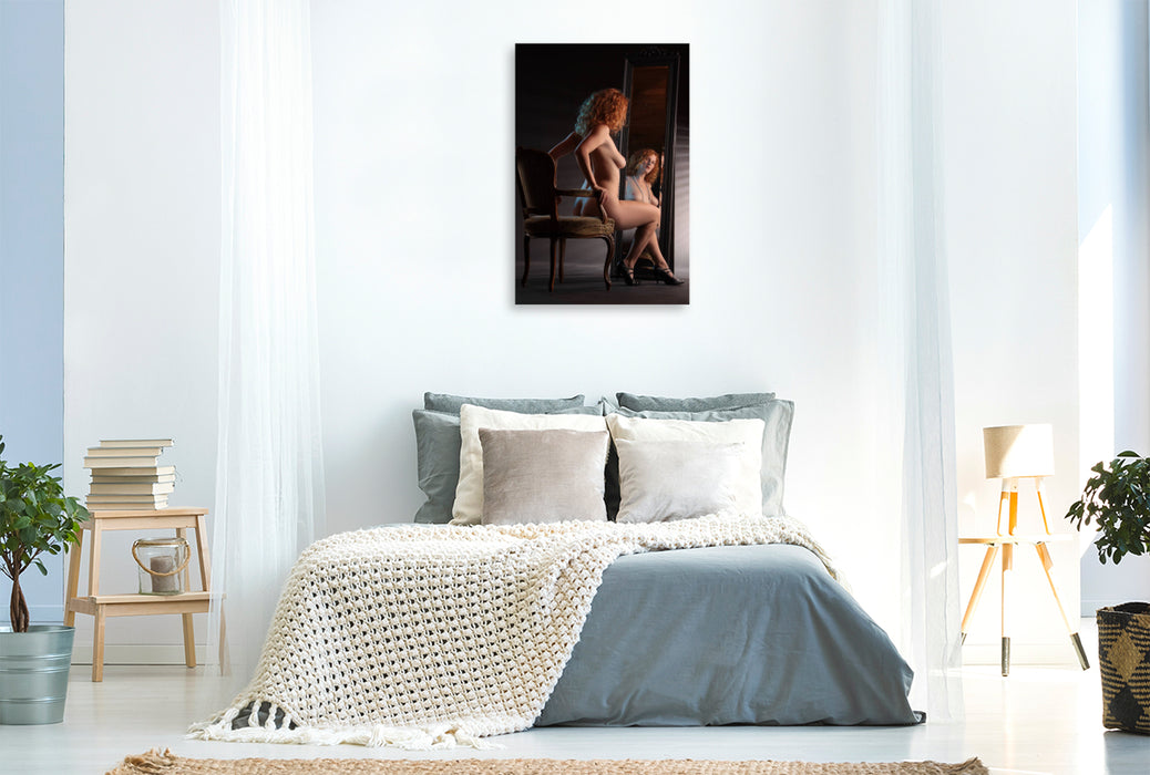 Premium Textil-Leinwand Eigenliebe