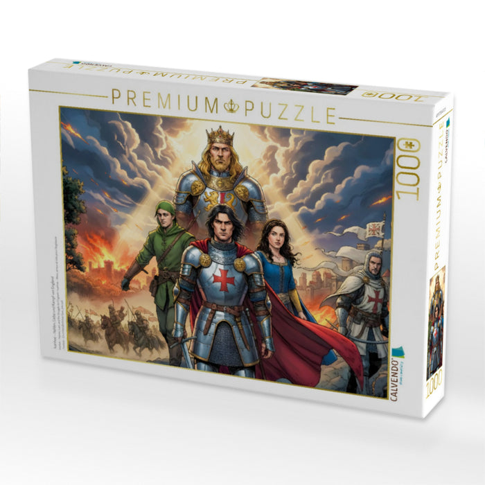 Ivanhoe – Helden, Liebe und Kampf um England - CALVENDO Foto-Puzzle'
