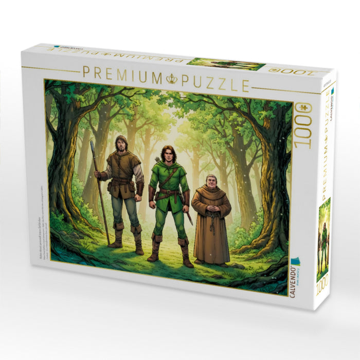 Robin Hood sammelt treue Gefährten - CALVENDO Foto-Puzzle'