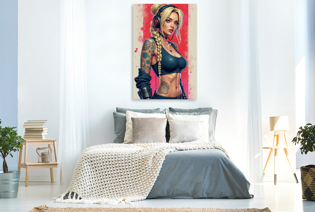 Premium Textil-Leinwand Brooklyn