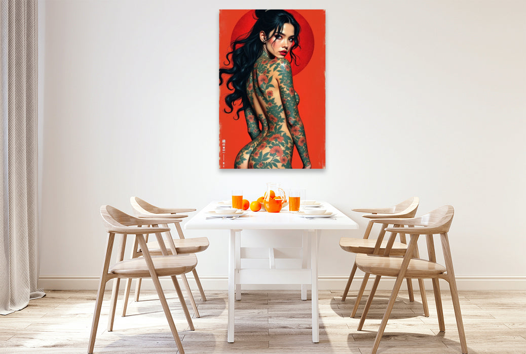 Premium Textil-Leinwand Ember