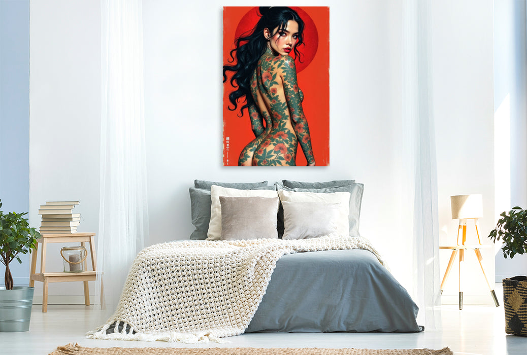 Premium Textil-Leinwand Ember