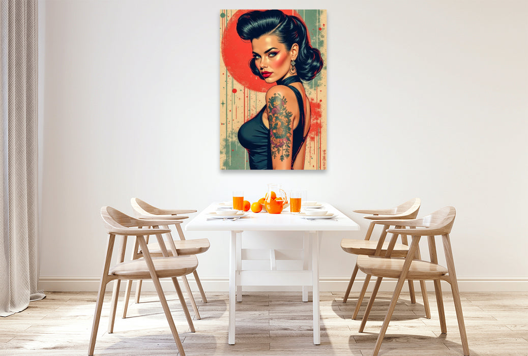 Premium Textil-Leinwand Cassidy