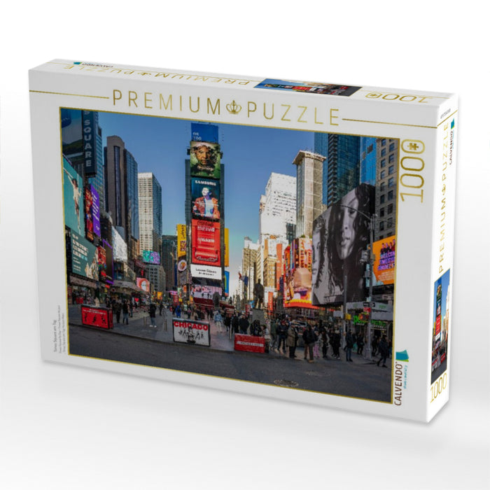 Times Square am Tag - CALVENDO Foto-Puzzle'