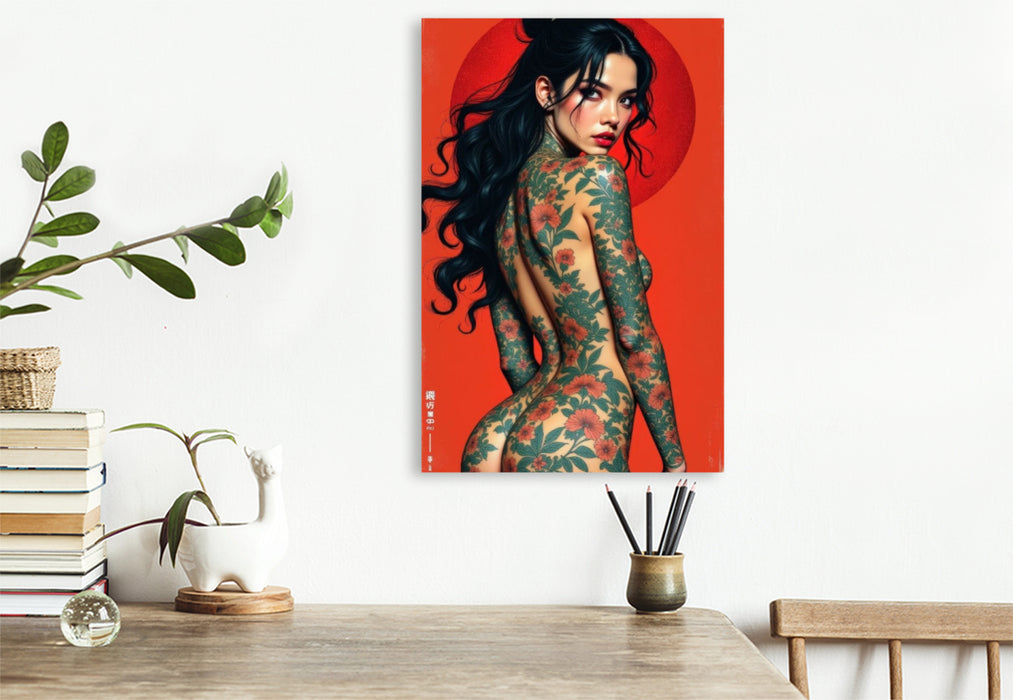 Premium Textil-Leinwand Ember