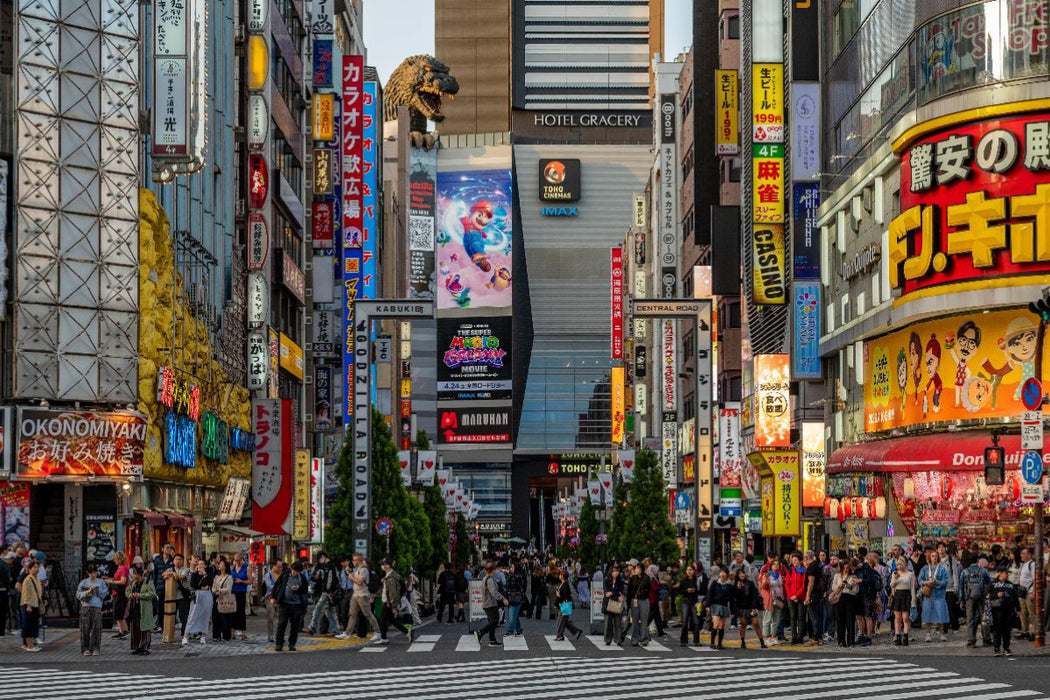 Premium Textil-Leinwand Ein Motiv aus dem Kalender Tokio Die faszinierende Metropole Japans