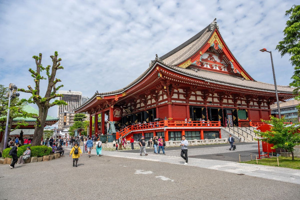 Premium Textil-Leinwand Tradition bewahren Der Asakusa-Schrein