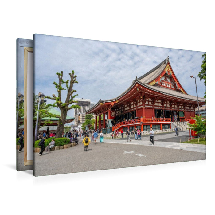 Premium Textil-Leinwand Tradition bewahren Der Asakusa-Schrein