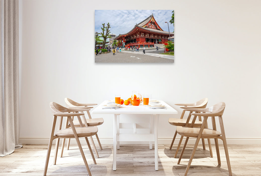 Premium Textil-Leinwand Tradition bewahren Der Asakusa-Schrein