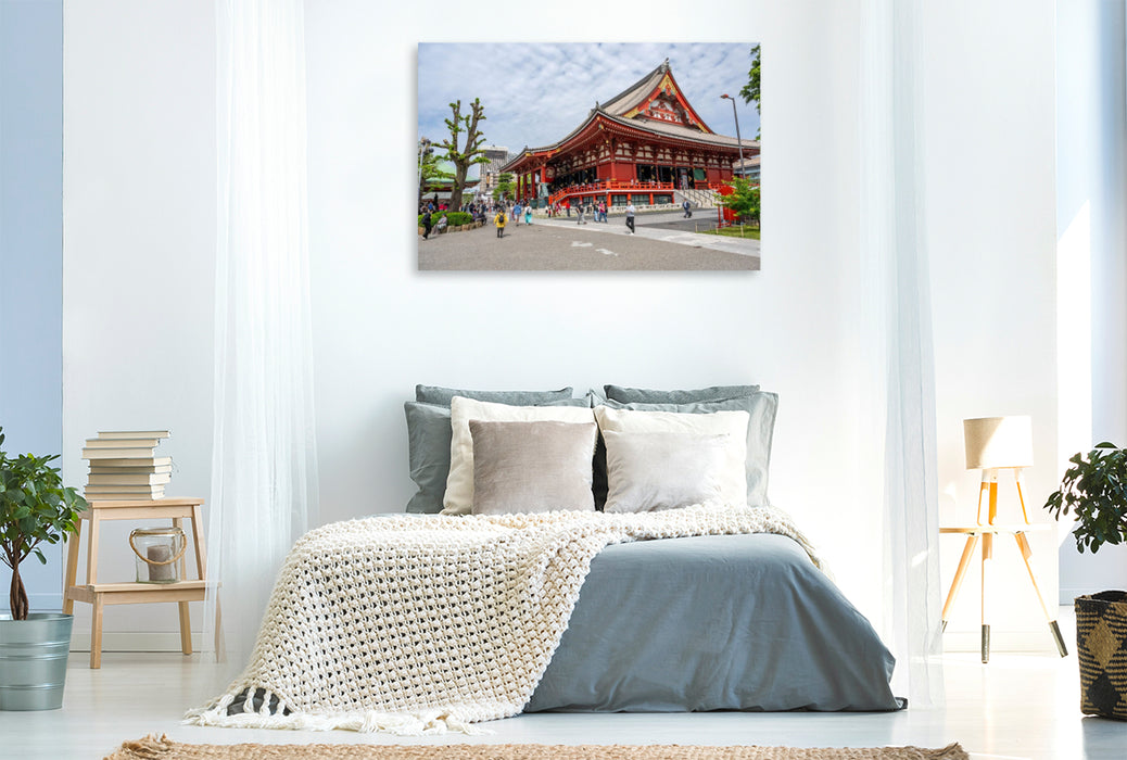 Premium Textil-Leinwand Tradition bewahren Der Asakusa-Schrein