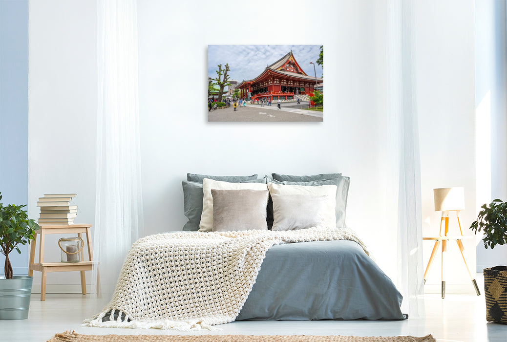 Premium Textil-Leinwand Tradition bewahren Der Asakusa-Schrein