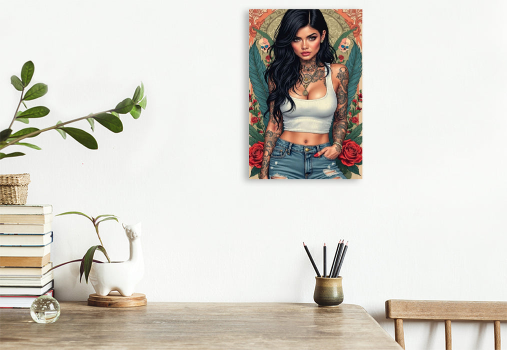 Premium Textil-Leinwand Harper