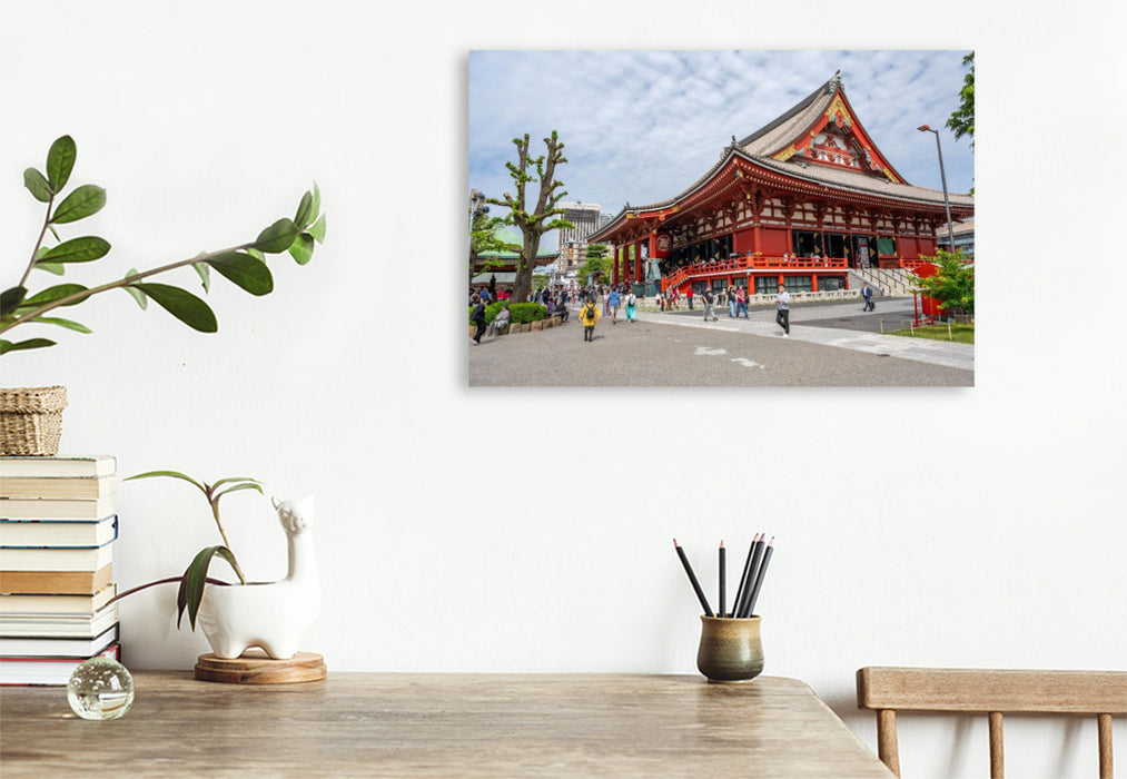 Premium Textil-Leinwand Tradition bewahren Der Asakusa-Schrein