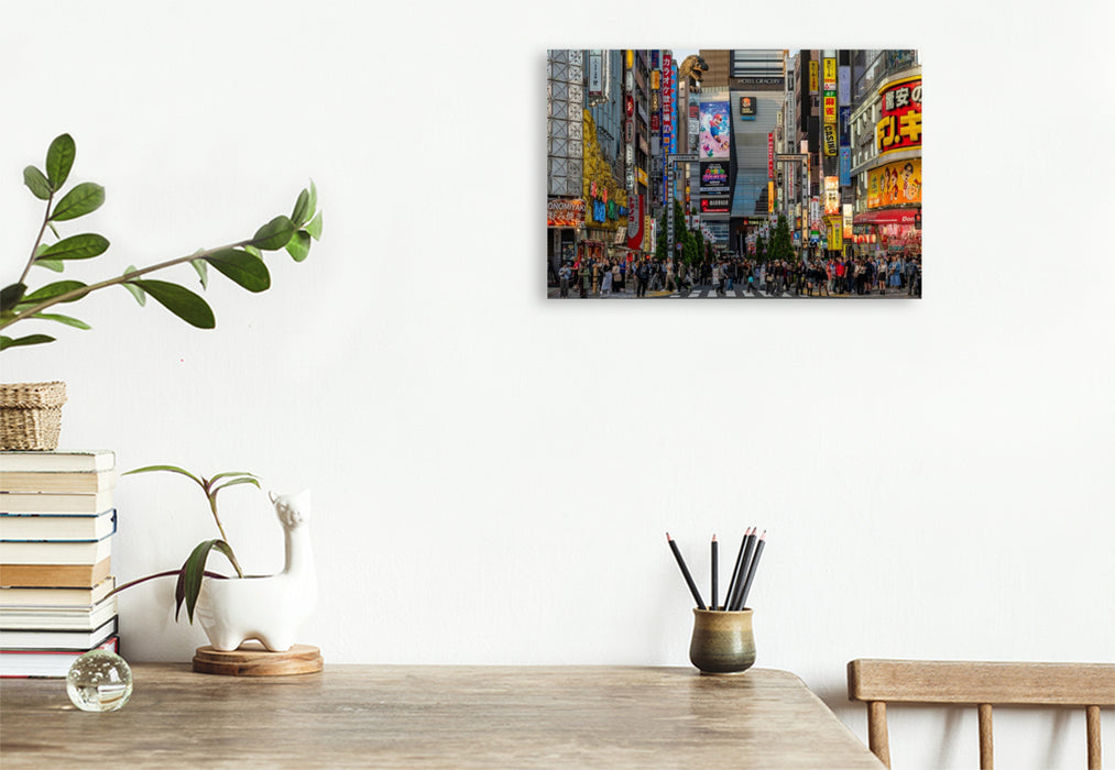 Premium Textil-Leinwand Ein Motiv aus dem Kalender Tokio Die faszinierende Metropole Japans