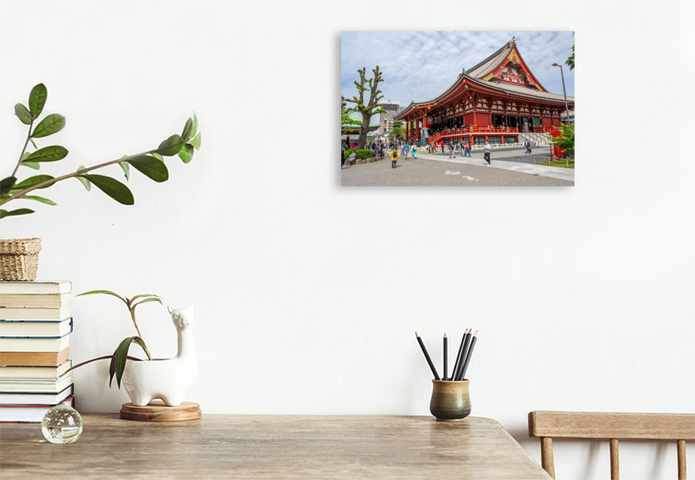 Premium Textil-Leinwand Tradition bewahren Der Asakusa-Schrein