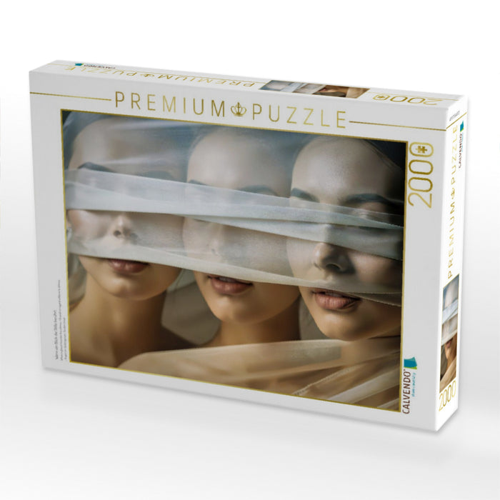 Wenn ein Blick die Stille berührt. - CALVENDO Foto-Puzzle'