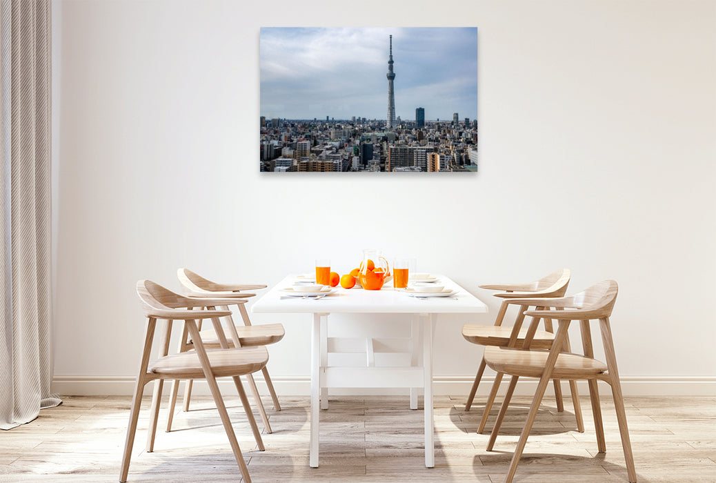Premium Textil-Leinwand Der Tokyo Skytree