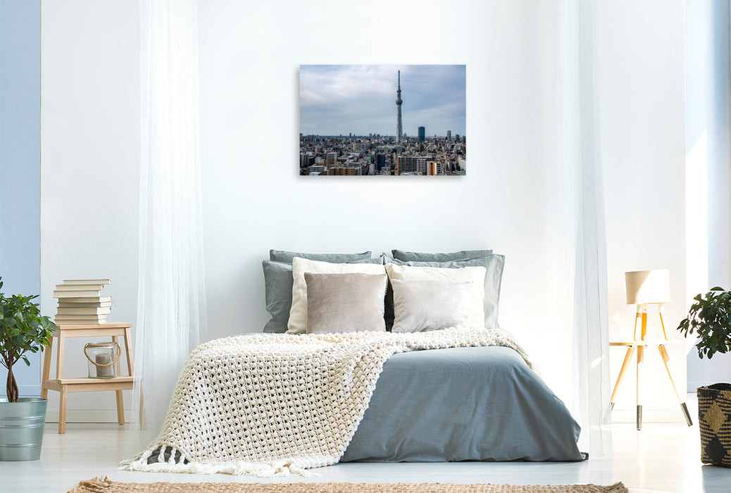 Premium Textil-Leinwand Der Tokyo Skytree