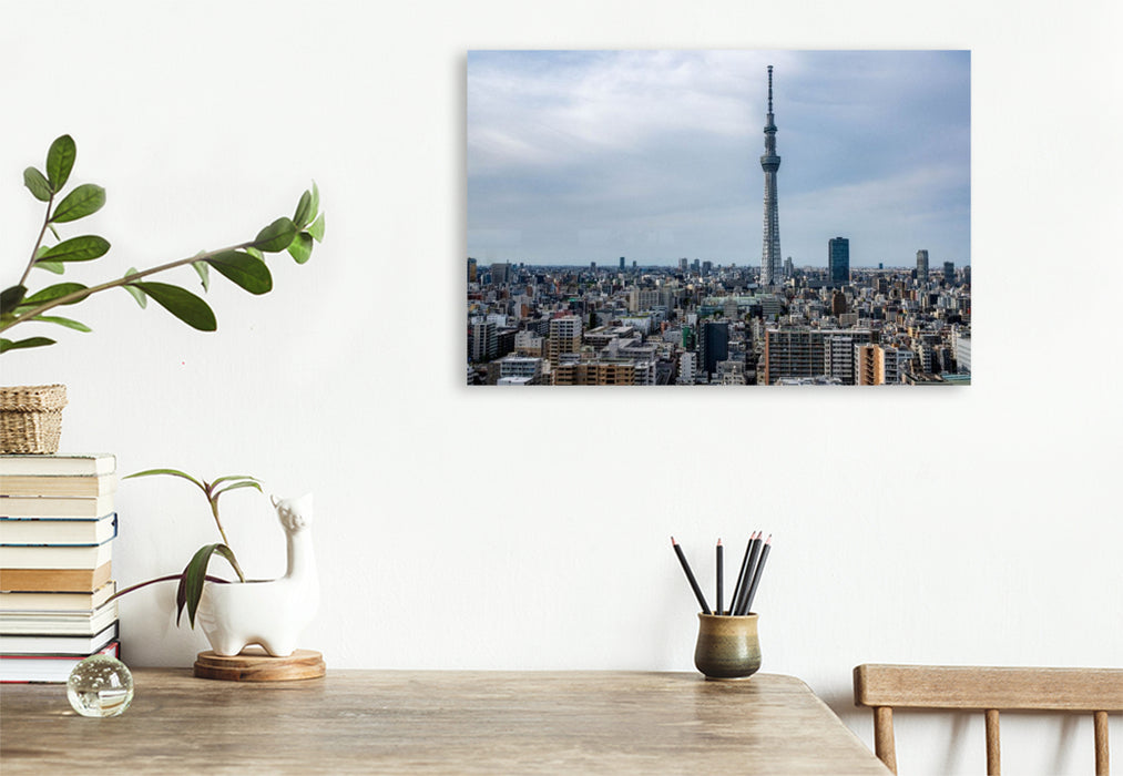 Premium Textil-Leinwand Der Tokyo Skytree