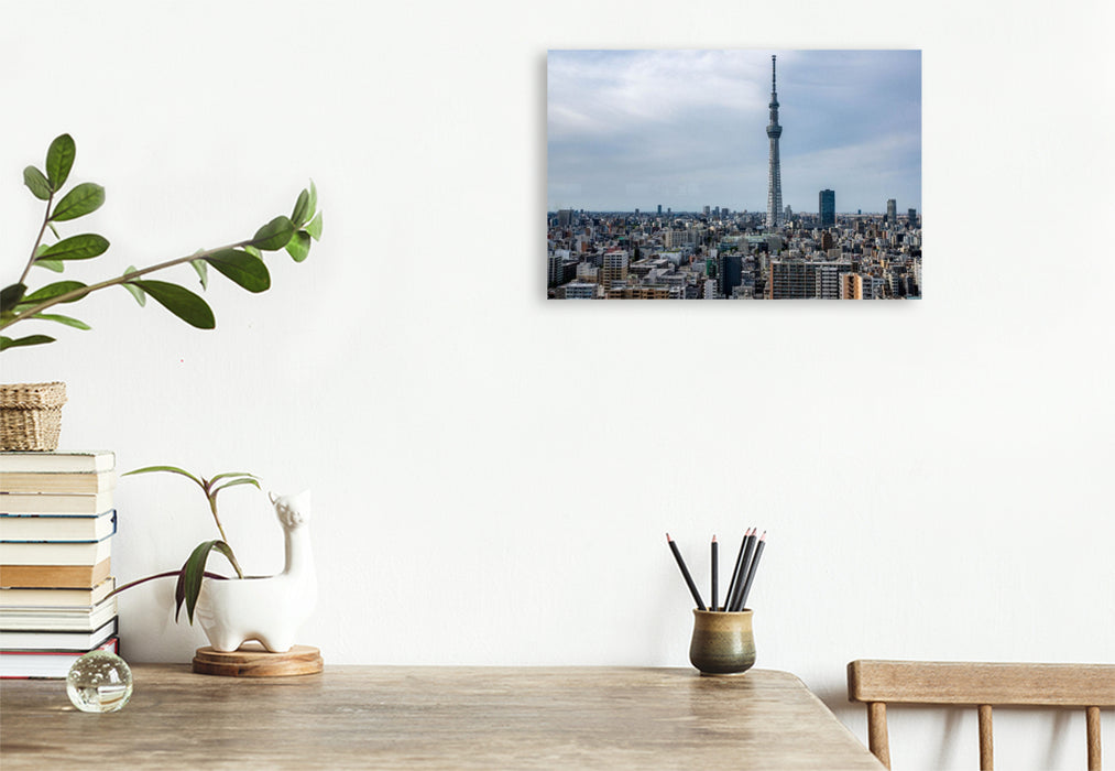 Premium Textil-Leinwand Der Tokyo Skytree