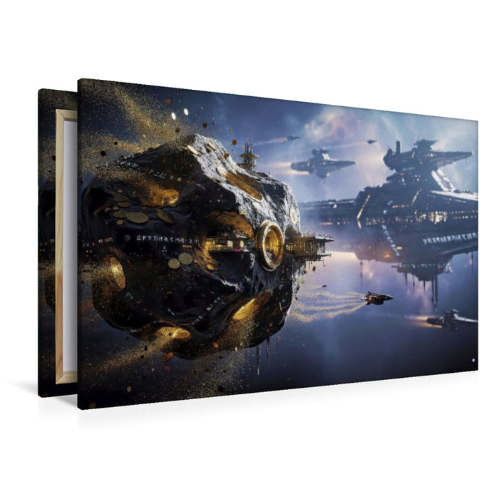 Premium Textil-Leinwand Astro-Extraktion — Präzision, die Planeten überwindet.
