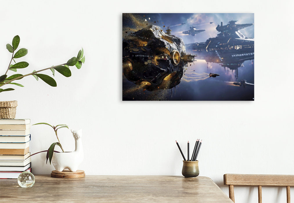 Premium Textil-Leinwand Astro-Extraktion — Präzision, die Planeten überwindet.