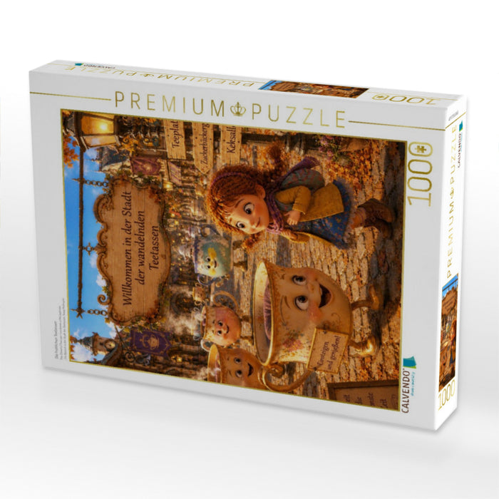 Die fröhlichen Teetassen - CALVENDO Foto-Puzzle'