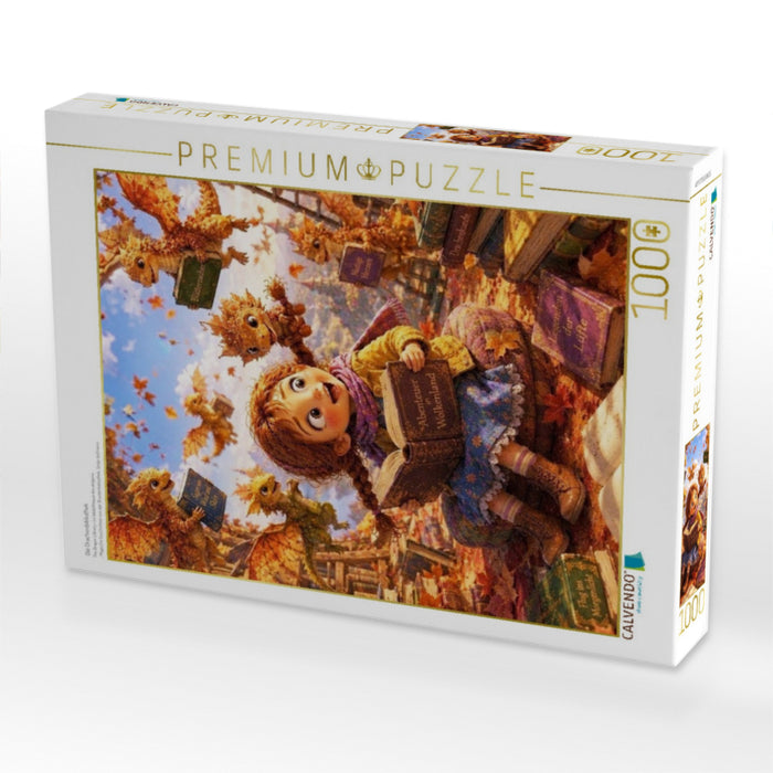 Die Drachenbibliothek - CALVENDO Foto-Puzzle'