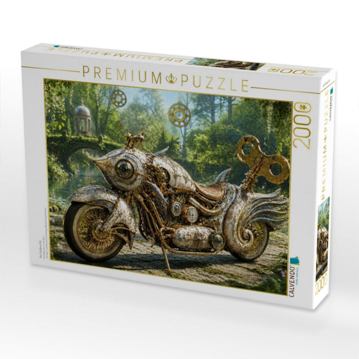 Der Goldene Koi - CALVENDO Foto-Puzzle'