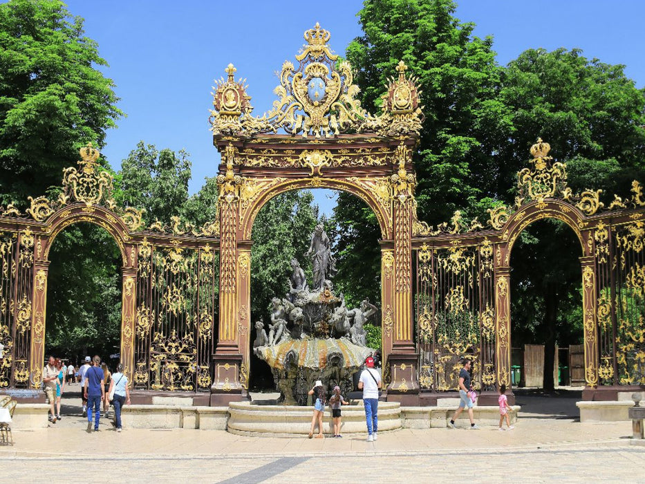 Der Amphitrite-Brunnen auf dem Place Stanislas in Nancy - CALVENDO Foto-Puzzle'