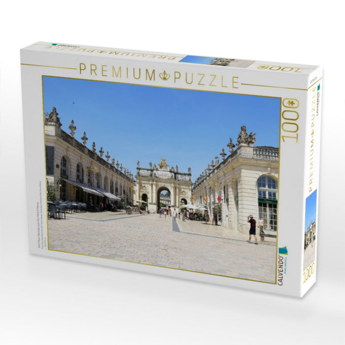 Vom Place Stanislas zum Arc Héré in Nancy - CALVENDO Foto-Puzzle'