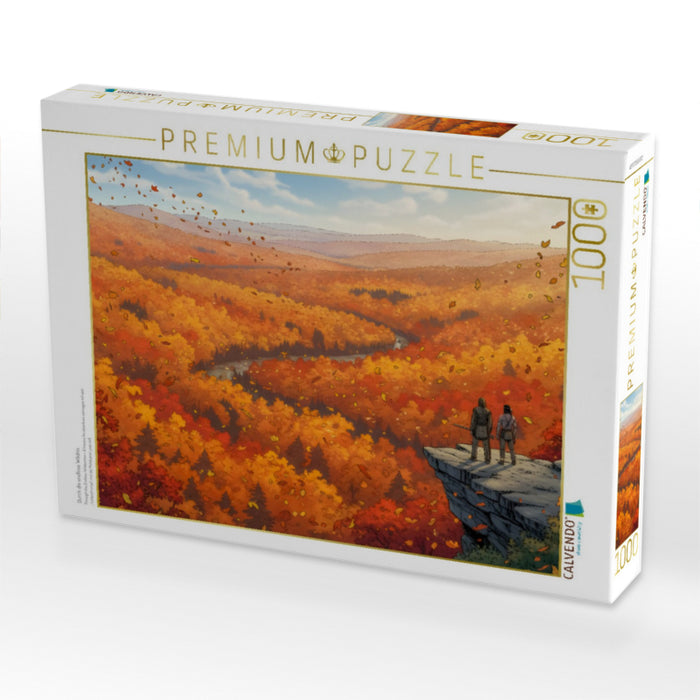 Durch die endlose Wildnis - CALVENDO Foto-Puzzle'