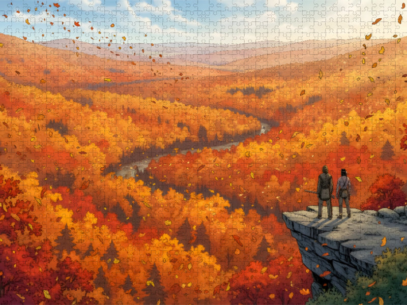 Durch die endlose Wildnis - CALVENDO Foto-Puzzle'