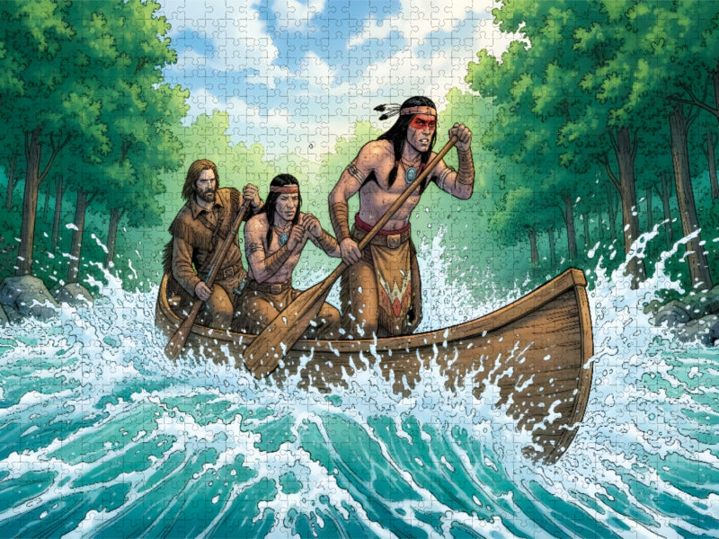 Durch die Stromschnellen - CALVENDO Foto-Puzzle'