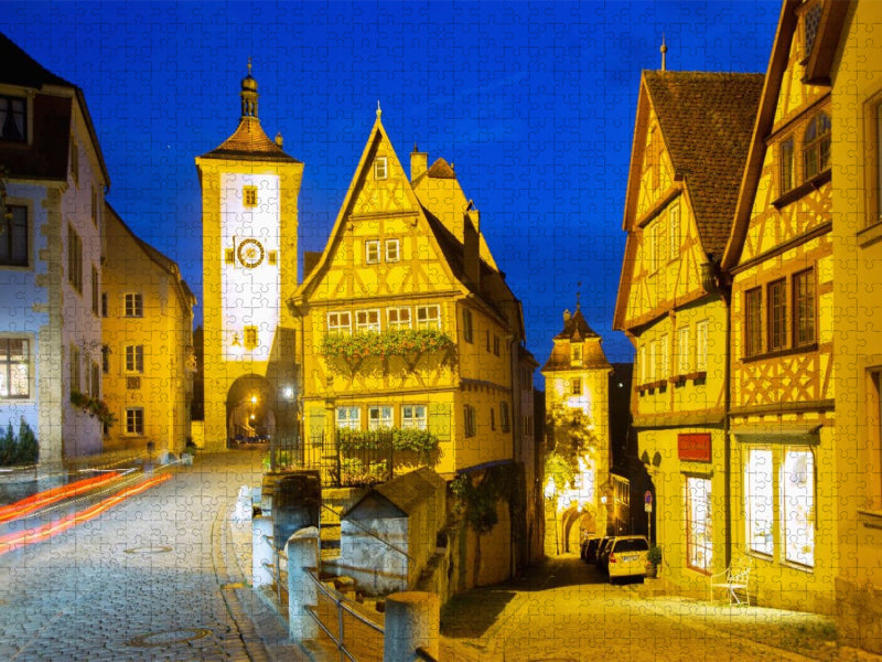 Rothenburg ob der Tauber - CALVENDO Foto-Puzzle'
