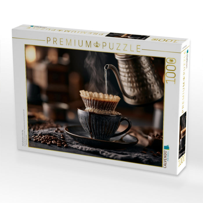 Mit Kaffeeliebe in den Tag - CALVENDO Foto-Puzzle'
