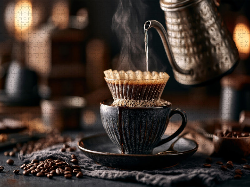 Mit Kaffeeliebe in den Tag - CALVENDO Foto-Puzzle'