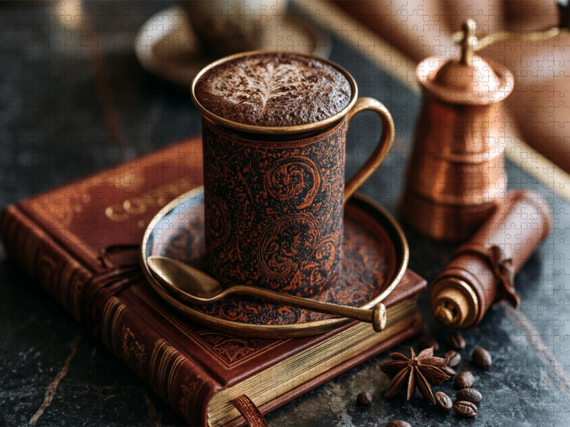 Kaffee macht Augenblicke besonders - CALVENDO Foto-Puzzle'
