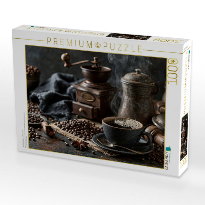 Wo Kaffeeglück zuhause ist - CALVENDO Foto-Puzzle'