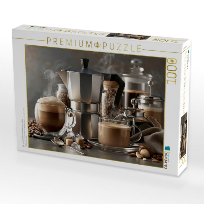 Die schönsten Momente duften nach Kaffee - CALVENDO Foto-Puzzle'