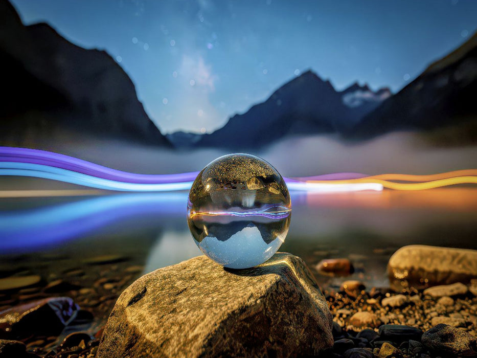 Die Kugel, die träumt, Fantasie in perfekter Rundung. - CALVENDO Foto-Puzzle'