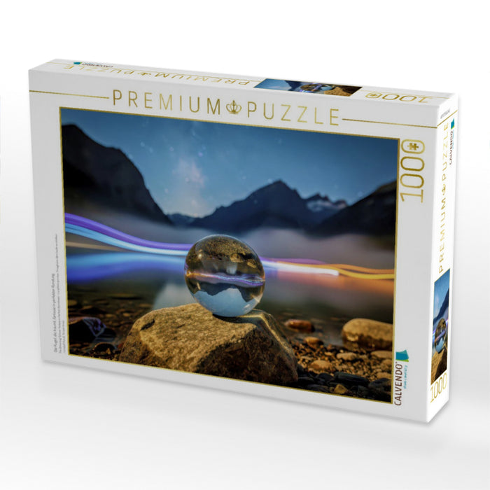 Die Kugel, die träumt, Fantasie in perfekter Rundung. - CALVENDO Foto-Puzzle'