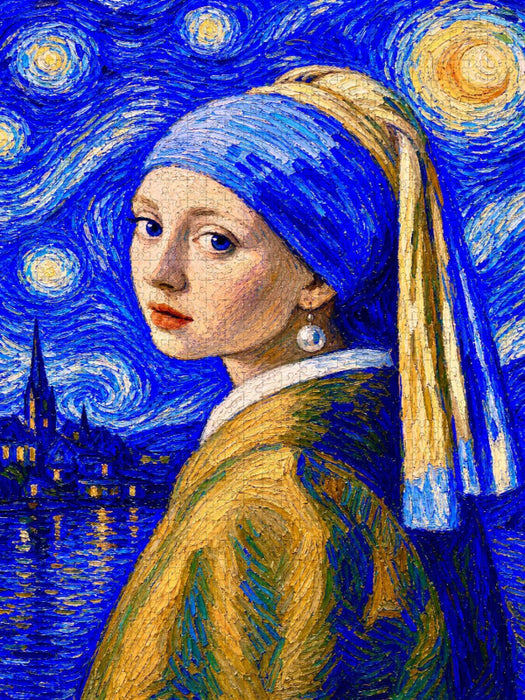 Das Mädchen mit dem Perlenohrring - CALVENDO Foto-Puzzle'